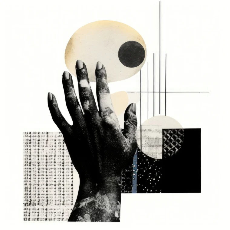 Graphic design collage